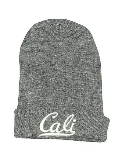 Pre-owned Unbranded Beanie Hat In Gray