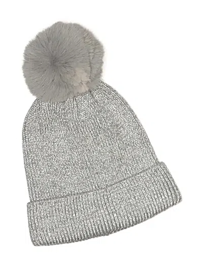 Pre-owned Unbranded Beanie Hat In Gray
