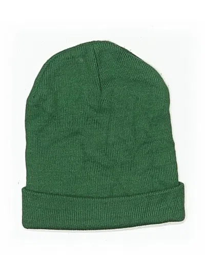 Pre-owned Unbranded Beanie Hat In Green