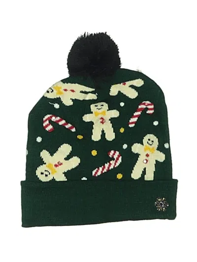 Pre-owned Unbranded Beanie Hat In Green