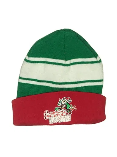 Pre-owned Unbranded Beanie Hat In Green