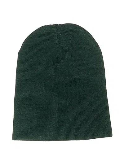 Pre-owned Unbranded Beanie Hat In Green