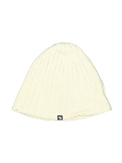 Pre-owned Unbranded Beanie Hat In Ivory