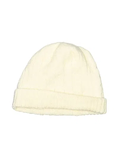 Pre-owned Unbranded Beanie Hat In Ivory