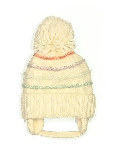 Pre-owned Unbranded Kids' Beanie Hat In Ivory