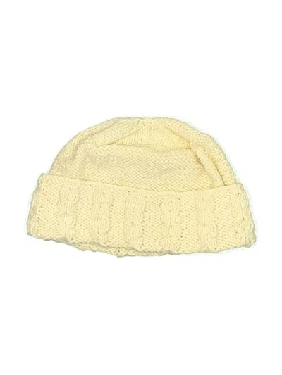 Pre-owned Unbranded Beanie Hat In Ivory
