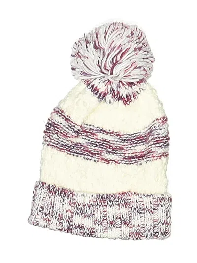 Pre-owned Unbranded Beanie Hat In Ivory