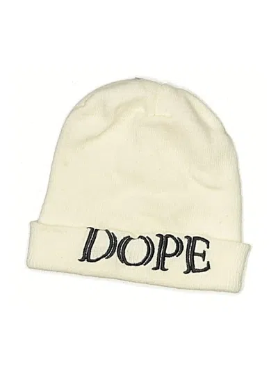 Pre-owned Unbranded Beanie Hat In Ivory