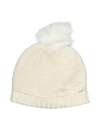 Pre-owned Unbranded Kids' Beanie Hat In Ivory