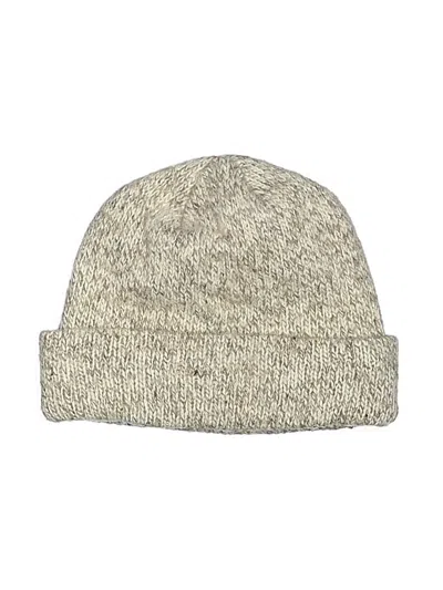 Pre-owned Unbranded Beanie Hat In Ivory