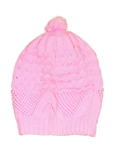 Pre-owned Unbranded Beanie Hat In Pink