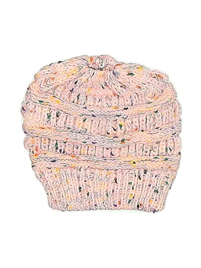 Pre-owned Unbranded Beanie Hat In Pink