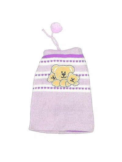 Pre-owned Unbranded Kids' Beanie Hat In Purple