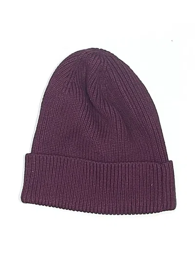 Pre-owned Unbranded Beanie Hat In Purple