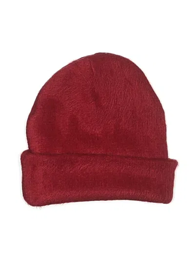 Pre-owned Unbranded Beanie Hat In Red