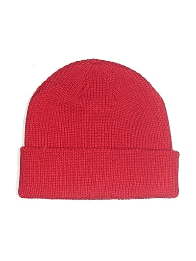 Pre-owned Unbranded Beanie Hat In Red