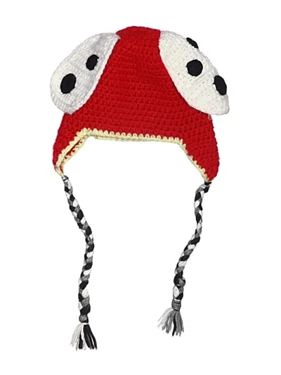Pre-owned Unbranded Kids' Beanie Hat In Red
