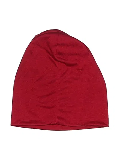 Pre-owned Unbranded Beanie Hat In Red