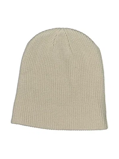 Pre-owned Unbranded Beanie Hat In Tan