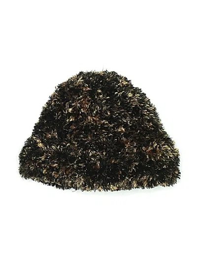 Pre-owned Unbranded Beanie Hat In Tan