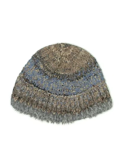 Pre-owned Unbranded Beanie Hat In Tan