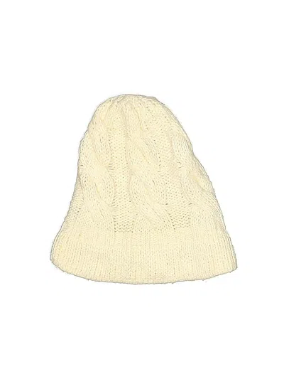 Pre-owned Unbranded Beanie Hat In White