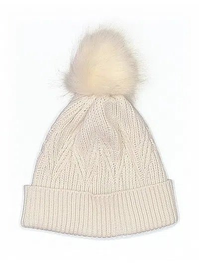 Pre-owned Unbranded Beanie Hat In White