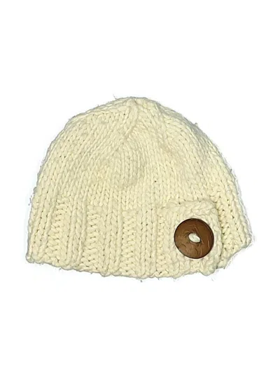 Pre-owned Unbranded Beanie Hat In White