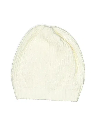 Pre-owned Unbranded Beanie Hat In White