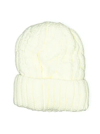 Pre-owned Unbranded Beanie Hat In White