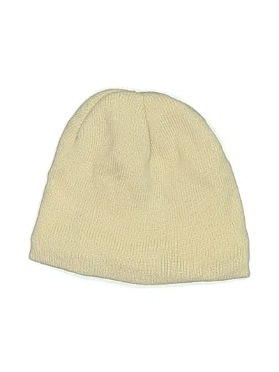 Pre-owned Unbranded Beanie Hat In White