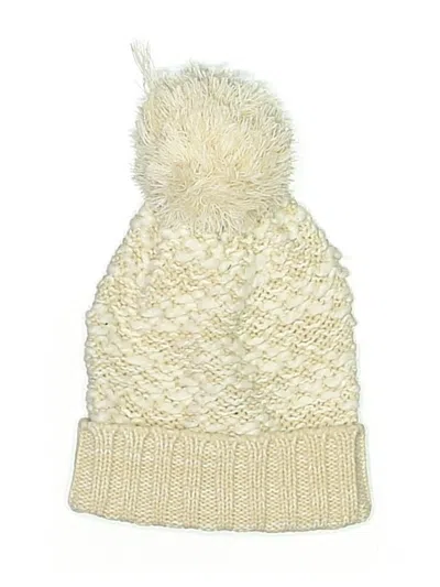 Pre-owned Unbranded Beanie Hat In White