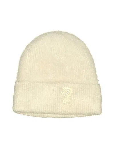 Pre-owned Unbranded Beanie Hat In White
