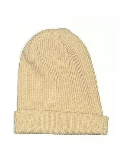 Pre-owned Unbranded Beanie Hat In White