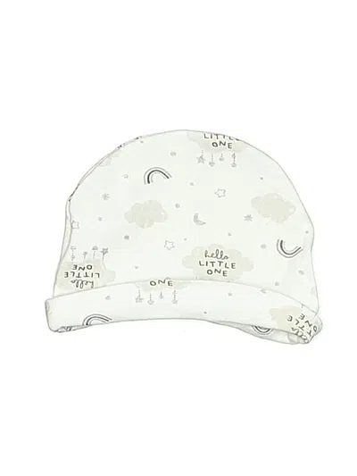 Pre-owned Unbranded Babies' Beanie Hat In White