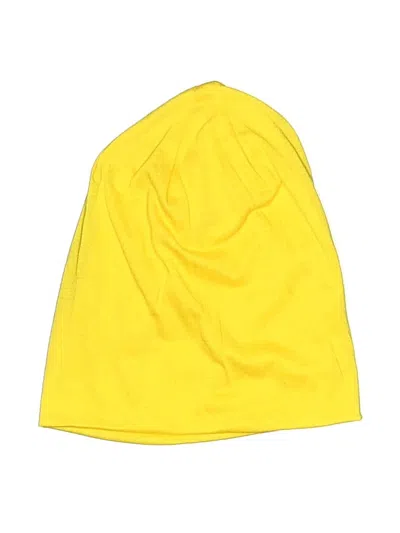 Pre-owned Unbranded Beanie Hat In Yellow