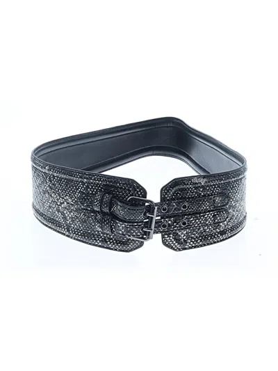 Pre-owned Unbranded Belt In Black