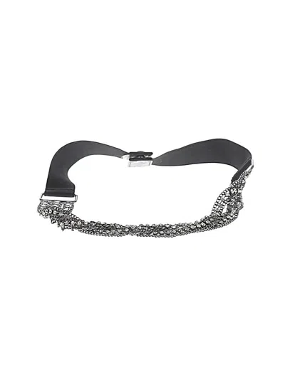 Pre-owned Unbranded Belt In Black