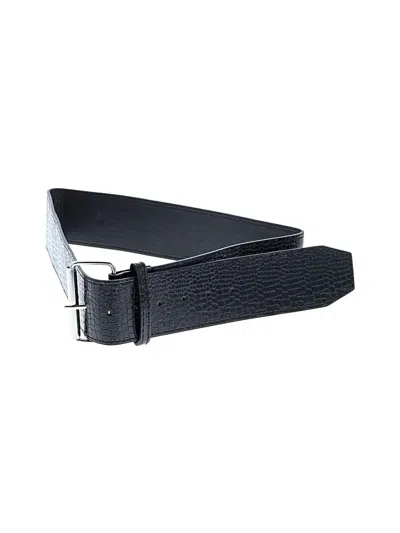 Pre-owned Unbranded Belt In Black