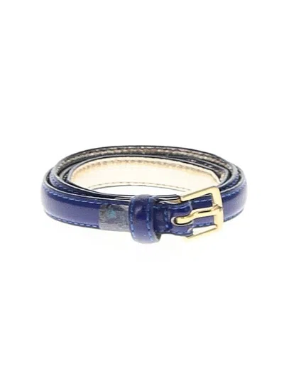 Pre-owned Unbranded Belt In Blue