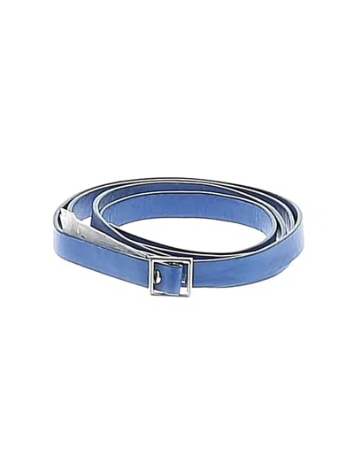 Pre-owned Unbranded Belt In Blue