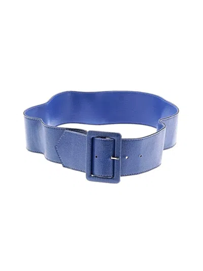 Pre-owned Unbranded Belt In Blue