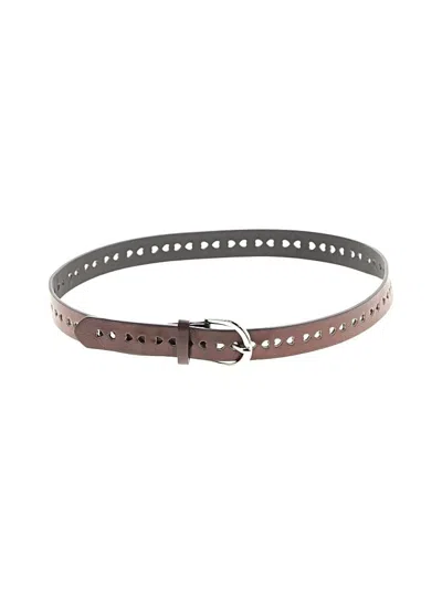 Pre-owned Unbranded Belt In Brown