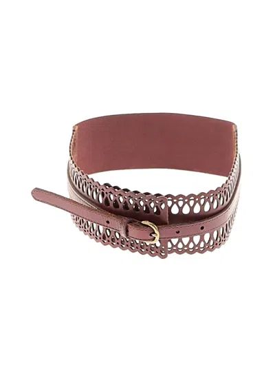 Pre-owned Unbranded Belt In Brown