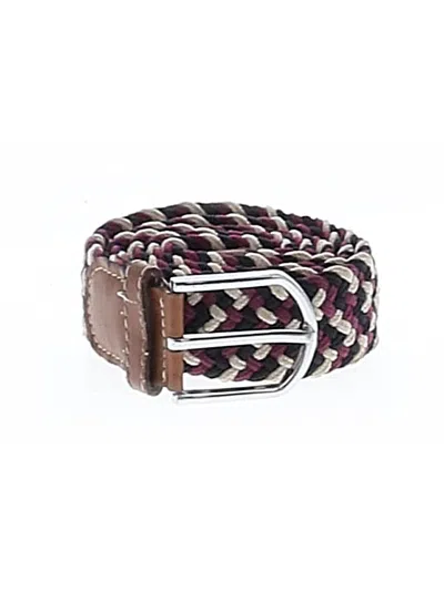 Pre-owned Unbranded Belt In Burgundy