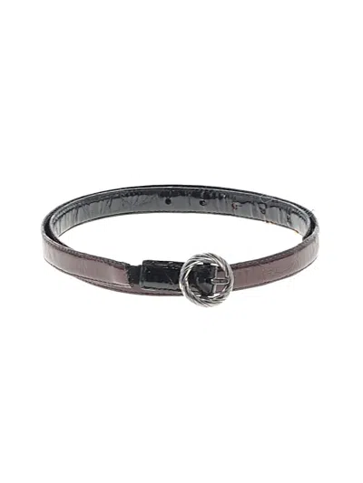 Pre-owned Unbranded Belt In Burgundy