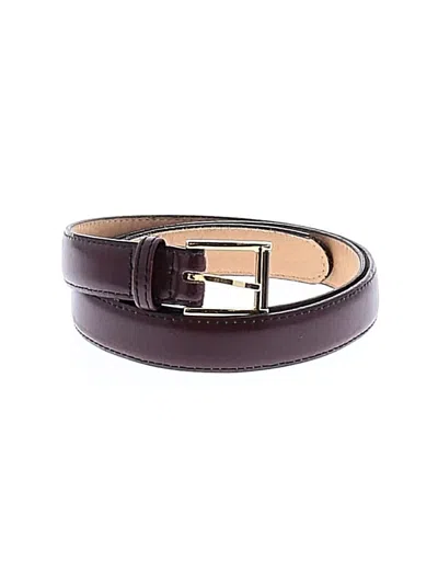 Pre-owned Unbranded Belt In Burgundy