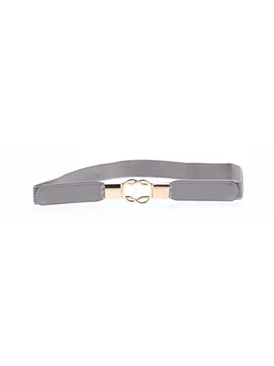 Pre-owned Unbranded Belt In Gray