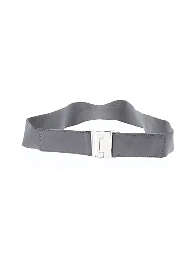 Pre-owned Unbranded Belt In Gray