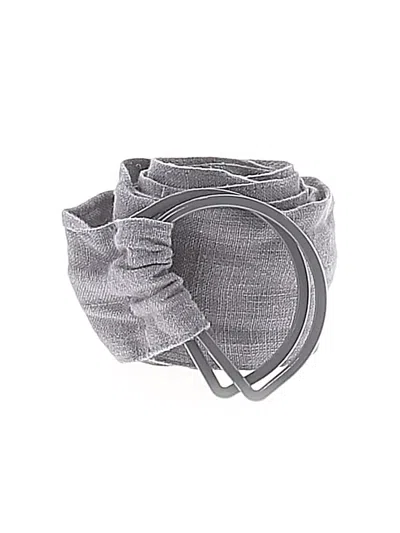 Pre-owned Unbranded Belt In Gray